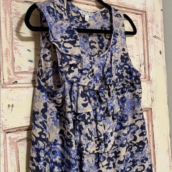 Cabi Silk Cascading Ruffled Tank - Picture 3 of 5